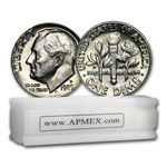 1983-D Roosevelt Dime 50-Coin Roll BU