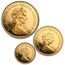 1983 Great Britain 3-Coin Gold Sovereign Proof Set