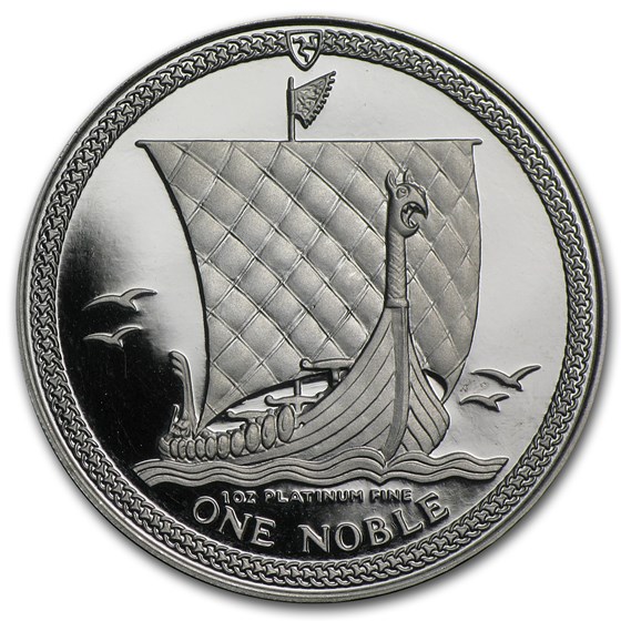 1983 Isle of Man 1 oz Platinum Noble Proof