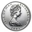 1983 Isle of Man 1 oz Platinum Noble (Scruffy)