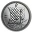 1983 Isle of Man 1 oz Platinum Noble (Scruffy)