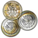 1983 Mexico 1 oz Silver Libertad BU (Toned)