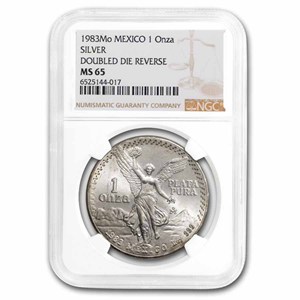 Buy 1983 Mexican 1 oz Silver Libertad MS-65 NGC | APMEX