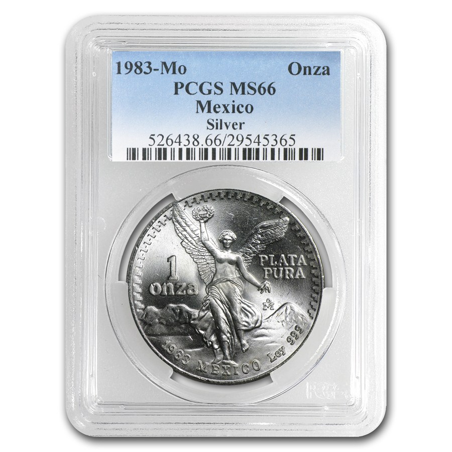 Buy 1983 Mexican 1 oz Silver Libertad MS-66 PCGS | APMEX