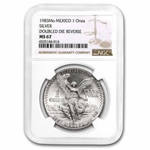 Buy 1983 Mexican 1 oz Silver Libertad MS-67 DDR | APMEX Buy 1983 Mexican 1 oz Silver Libertad MS-67 DDR | APMEX