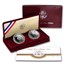 1983-S & 1984-S 2-Coin Olympic Proof Set (w/Box & COA)