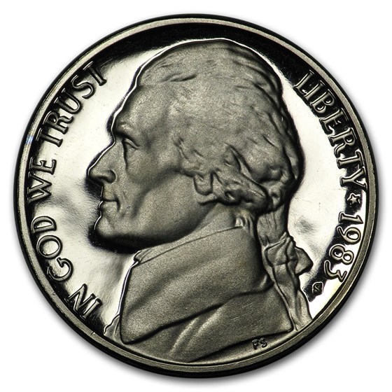 1983-S Jefferson Nickel Proof