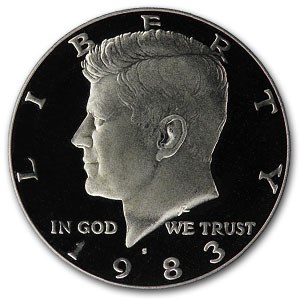 1983-S Kennedy Half Dollar Gem Proof