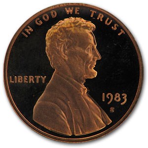 1983-S Lincoln Cent Gem Proof (Red) 1983-S Lincoln Cent Gem Proof (Red)