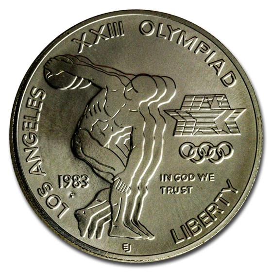 1983-S Olympic $1 Silver Commem BU (Capsule Only) 1983-S Olympic $1 Silver Commem BU (Capsule Only)