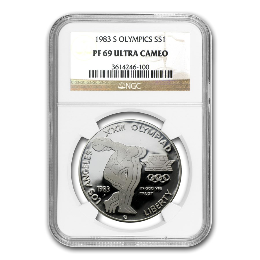 1983-S Olympic $1 Silver Commem PF-69 NGC