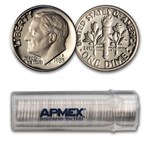 1983-S Roosevelt Dime 50-Coin Roll Proof