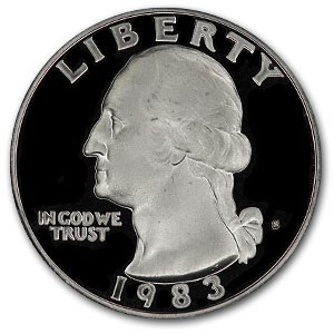 1983-S Washington Quarter Gem Proof