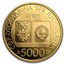 1983 Yugoslavia Proof Gold 5000 Dinara Tito
