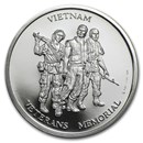 1984 1/2 oz Proof Platinum Vietnam Veterans Memorial
