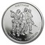 1984 1/2 oz Proof Platinum Vietnam Veterans Memorial