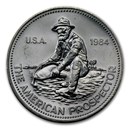 1984 1 oz Silver Round - Engelhard Prospector (Eagle Reverse)