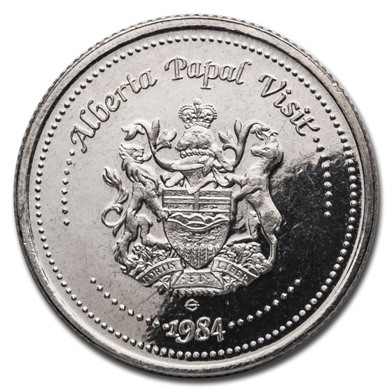 alberta papal visit 1984 coin