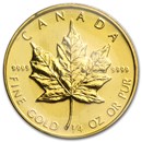 1984 Canada 1/4 oz Gold Maple Leaf BU
