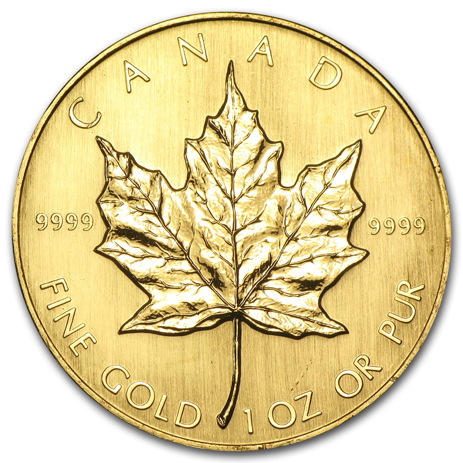 1984 Canada 1 oz Gold Maple Leaf BU