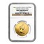 1984 Canada 1 oz Gold Maple Leaf MS-66 NGC (Mint Error)