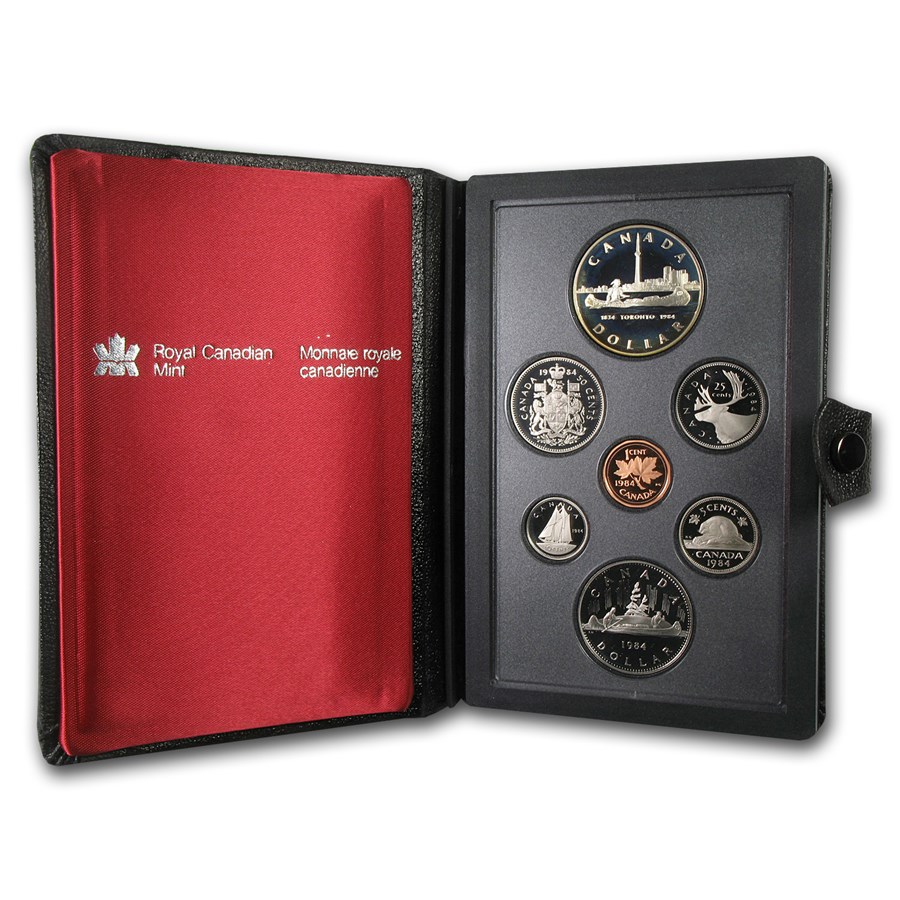 1984 Canada 7-Coin Double Dollar Proof Set