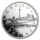 1984 Canada Silver Dollar Proof (Toronto Sesquicentennial)