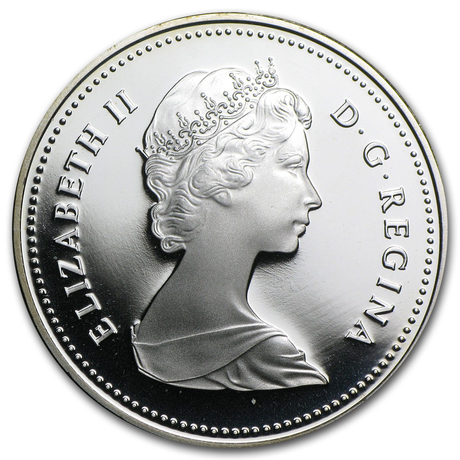 カナダの記念1ドル（1984年／TORONTO） 1984 Canada $1 DOLLAR .500 SILVER BU - Eliz II - 150th Anniversary