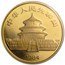 1984 China 1/2 oz Gold Panda BU (Sealed)