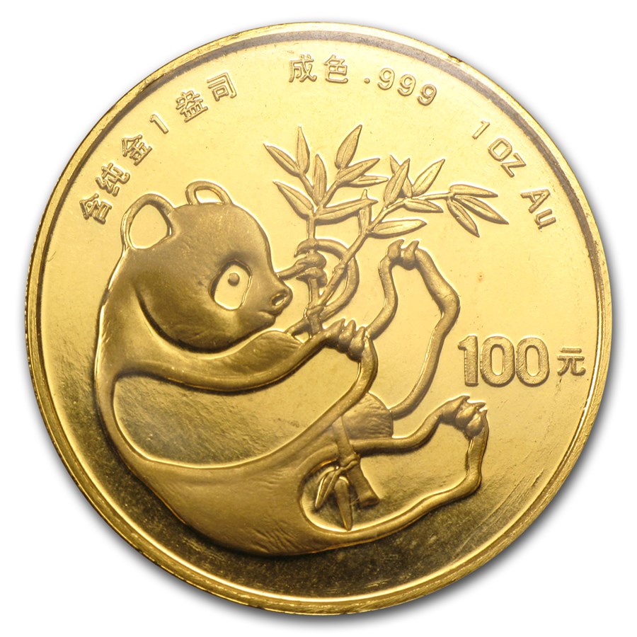 1984 chinese gold panda coin value
