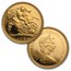 1984 Great Britain 3-Coin Gold Proof Set