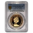 1984 Great Britain Gold 5 Sovereign Elizabeth II PR-70 DCAM PCGS