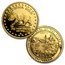 1984 Great Seal of California 3-Piece Gold Set