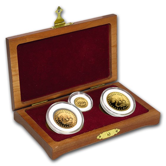 1984 Great Seal of California 3-Piece Gold Set 1984 Great Seal of California 3-Piece Gold Set