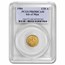 1984 Isle of Man 1/20 oz Gold Angel PR-69 PCGS