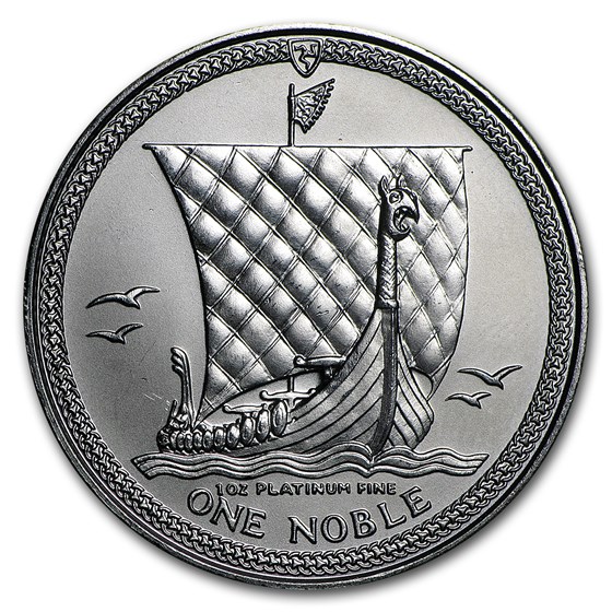 1984 Isle of Man 1 oz Platinum Noble BU or Proof