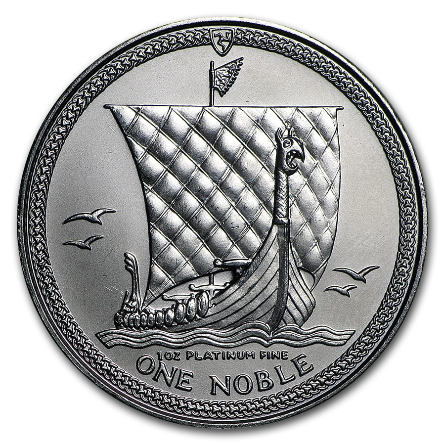 1984 Isle of Man 1 oz Platinum Noble BU or Proof