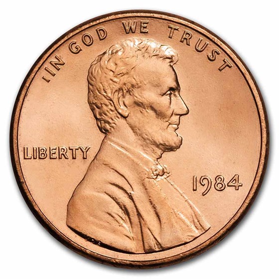 1984 Lincoln Cent BU (Red) 1984 Lincoln Cent BU (Red)