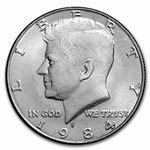 1984-P Kennedy Half Dollar 20-Coin Roll BU