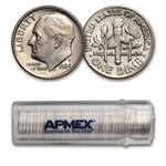 1984-P Roosevelt Dime 50-Coin Roll BU