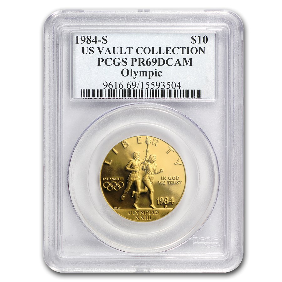 1984-S Gold $10 Commem Olympic PR-69 PCGS