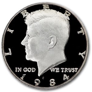 1984-S Kennedy Half Dollar Gem Proof 1984-S Kennedy Half Dollar Gem Proof