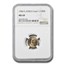 1984 South Africa 1/10 oz Gold Krugerrand MS-69 NGC