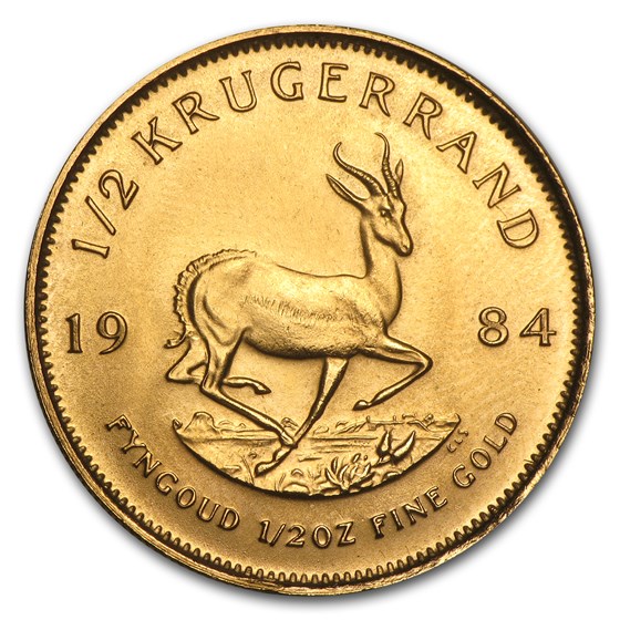 1984 South Africa 1/2 oz Gold Krugerrand