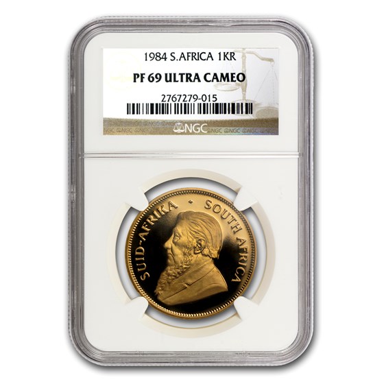 1984 South Africa 1 oz Gold Krugerrand PF-69 NGC