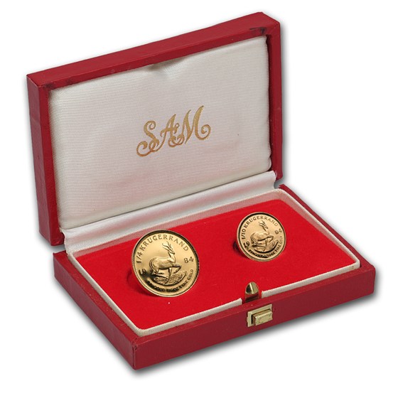 1984 South Africa 2-Coin Gold Krugerrand Proof Set 1984 South Africa 2-Coin Gold Krugerrand Proof Set