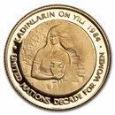 1984 Turkey Gold 50,000 Lira Decade for Women Proof