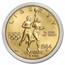 1984-W Gold $10 Commem Olympic BU (Capsule Only)