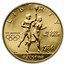 1984-W Gold $10 Commem Olympic BU (w/Box & COA)