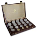 1984 Yugoslavia 18-Coin Gold/Silver Sarajevo Olympics Proof Set